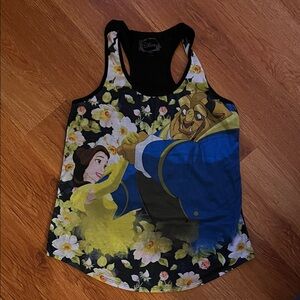 Disney Black and Yellow Beauty and the Beast Tank